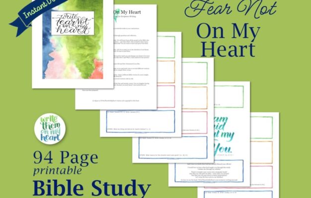 365 Fear Bible Verses Write Them On My Heart