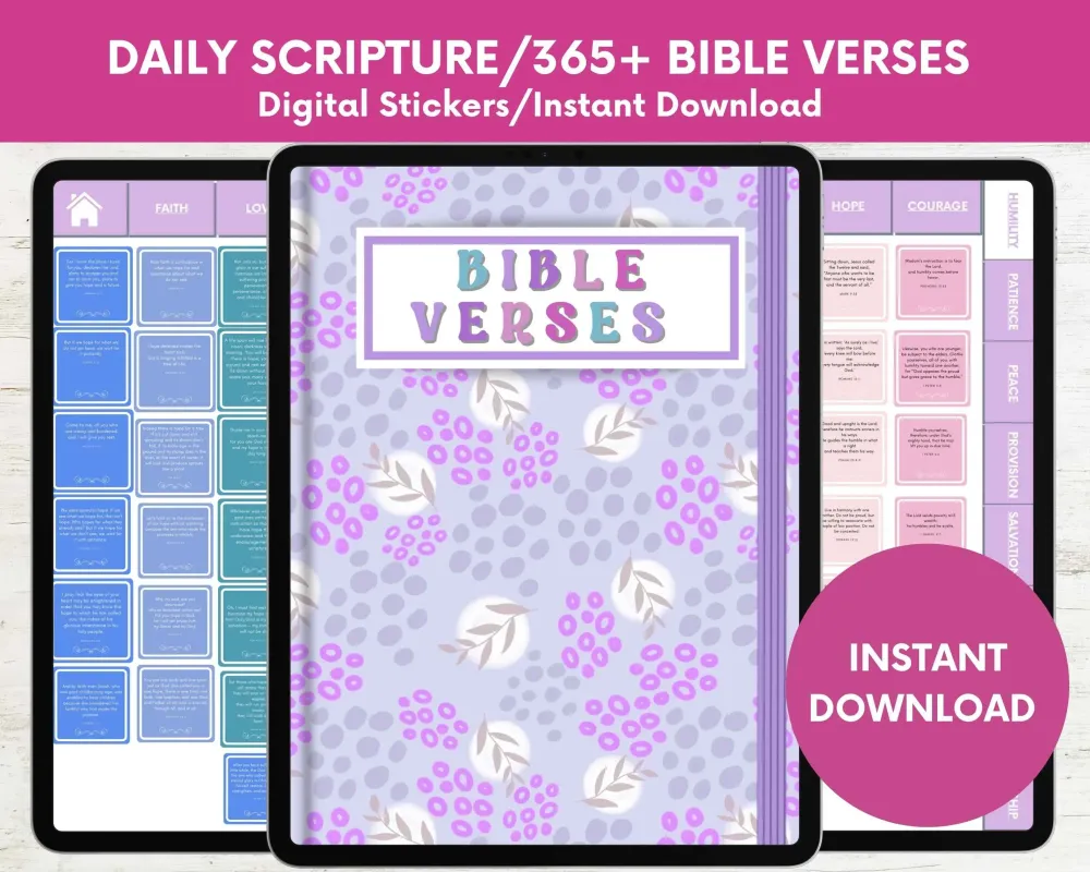 365 Daily Bible Verses Printable