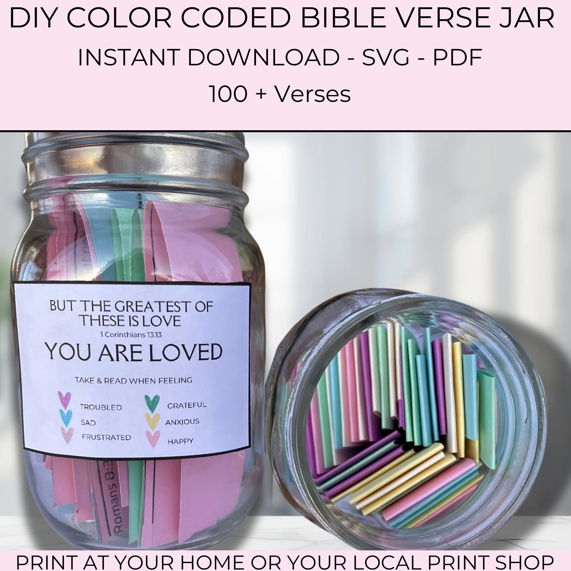 365 Jar Bible Etsy Canada