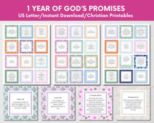 365 Printable Bible Verses Etsy