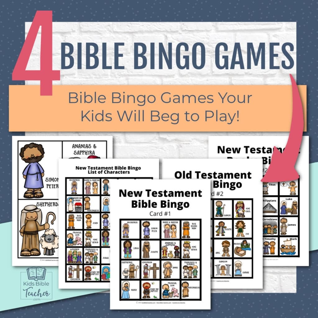 Printable Bible Bingo Games PDF