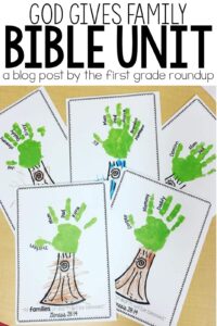 4 Families Of The Bible Preschool ACtivities Crafts The First Grade Roundup