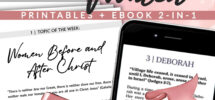 40 week Bible Study For Women 2 in 1 Printable Ebook For Group Or Solo Study On God Women Of The Bible And Femininity Christ And Her Etsy