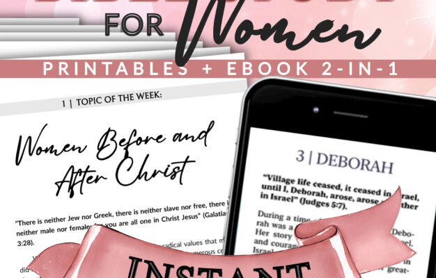 40 week Bible Study For Women 2 in 1 Printable Ebook For Group Or Solo Study On God Women Of The Bible And Femininity Christ And Her Etsy