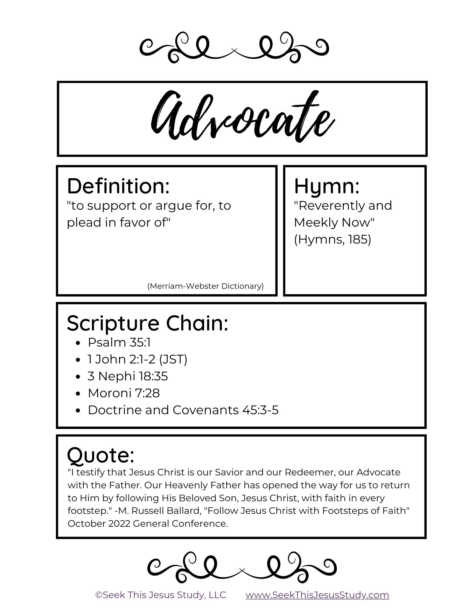 Free Printable Bible Study Workbook