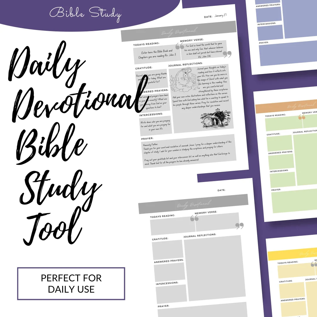52 Week Bible Reading Plan Free Printable