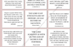 60 Bible Verse Cards Printable Bible Study Printable Scripture Cards Bible Memory Verse Mini Scripture Cards Self Care Printable Etsy