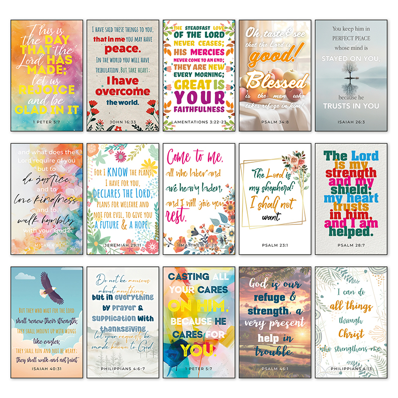 60 Mini Bible Devotional Scripture Cards Print Gateway
