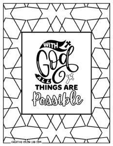 61 Bible Verse Coloring Pages Free Printable Christian Quotes