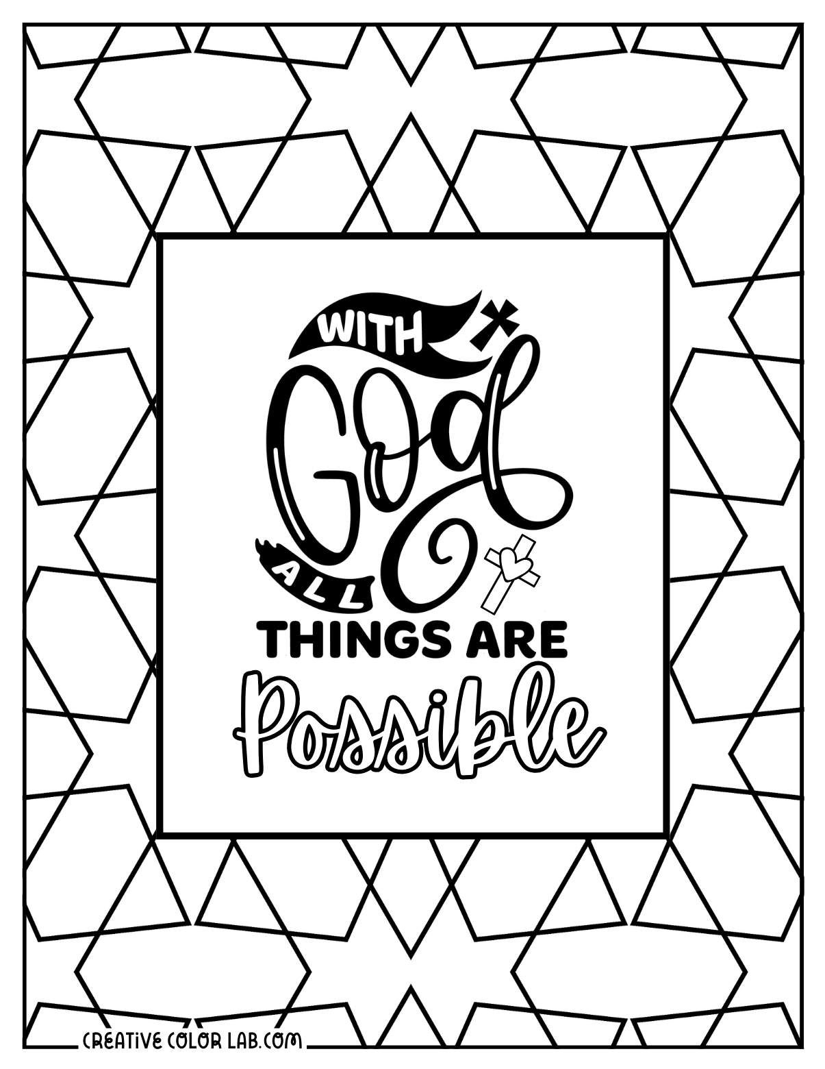 Printable Bible Coloring Pages