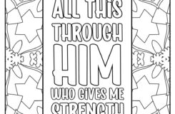 61 Bible Verse Coloring Pages Free Printable Christian Quotes