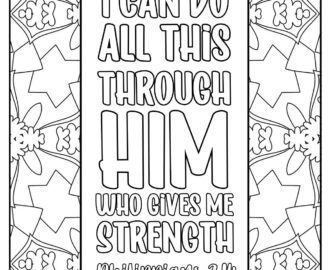 61 Bible Verse Coloring Pages Free Printable Christian Quotes