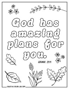 61 Bible Verse Coloring Pages Free Printable Christian Quotes