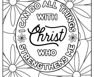61 Bible Verse Coloring Pages Free Printable Christian Quotes
