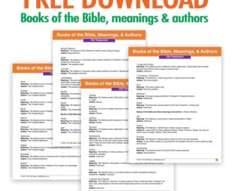 66 Books Of The Bible List plus Free Printables Pdf The Faith Space