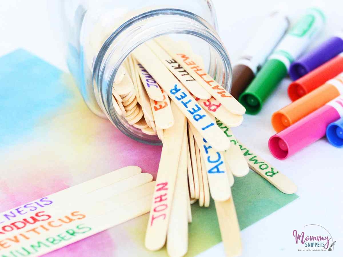 66 Books Of The Bible Printable A Books Of The Bible Craft Game