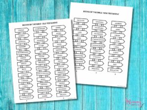66 books of the bible printable a books of the bible craft game