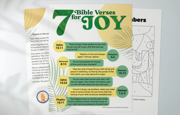 7 Bible Verses For Joy Printable Devotional And Activity Guide