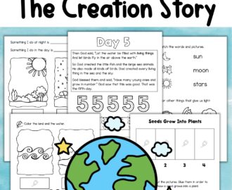 7 Days Of Creation Story Activities Posters Worksheets Book Bible Genesis 1 Made By Teachers