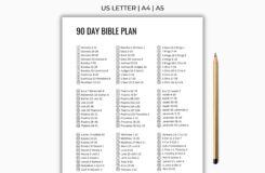 90 Day Bible Reading Plan Bible Plan Printable Start To Finish