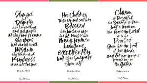 A Lovely Proverbs 31 Printable A Woman To Be Praised Club31Women