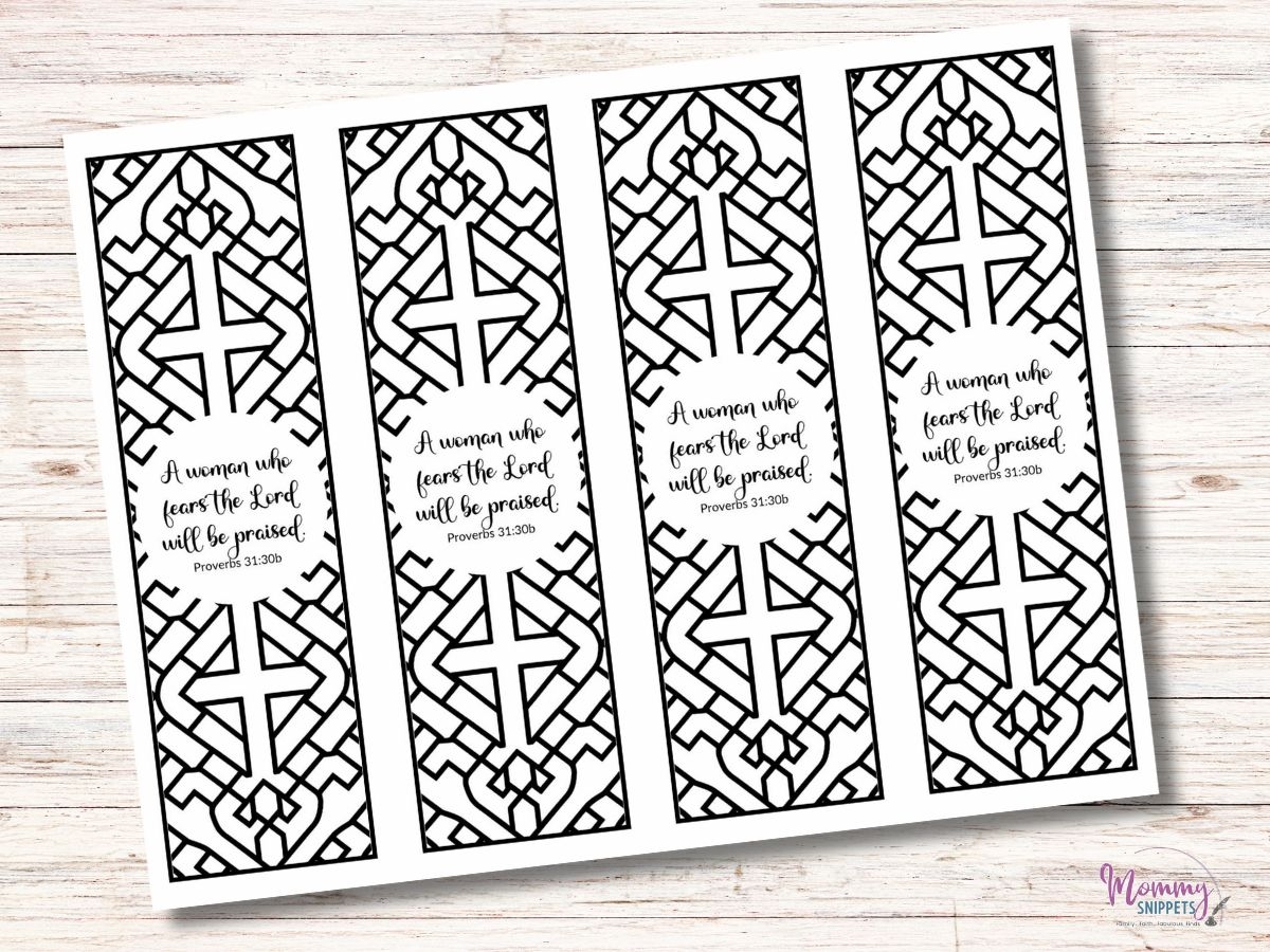 A Printable Bookmark To Color For Mother s Day Or Just Because 