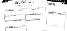 A Simple Bible Study Guide Bookmark And Journal Page Rachel Wojo Worksheets Library