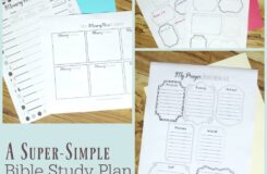 A Super Simple Family Bible Study Plan For Busy Families Kids Bible Teacher