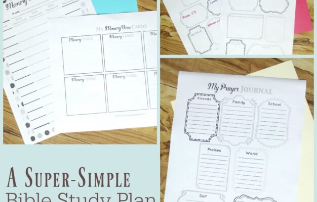 A Super Simple Family Bible Study Plan For Busy Families Kids Bible Teacher