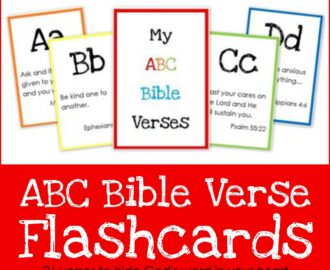 ABC Bible Verse Flashcard Printables Teaching God s Word