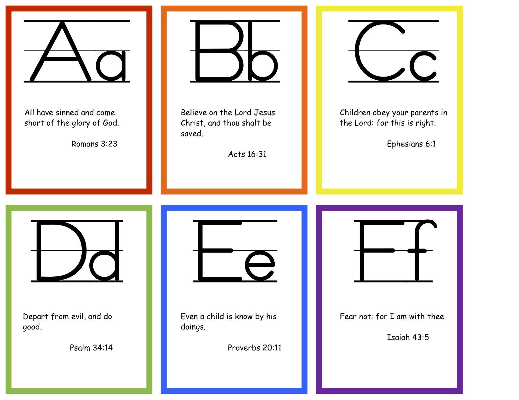 ABC Bible Verses Abc Bible Verses Bible Verses Kjv Printable Bible Verses