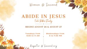 Abide In Jesus Bible Study Cypress Second Baptist Church
