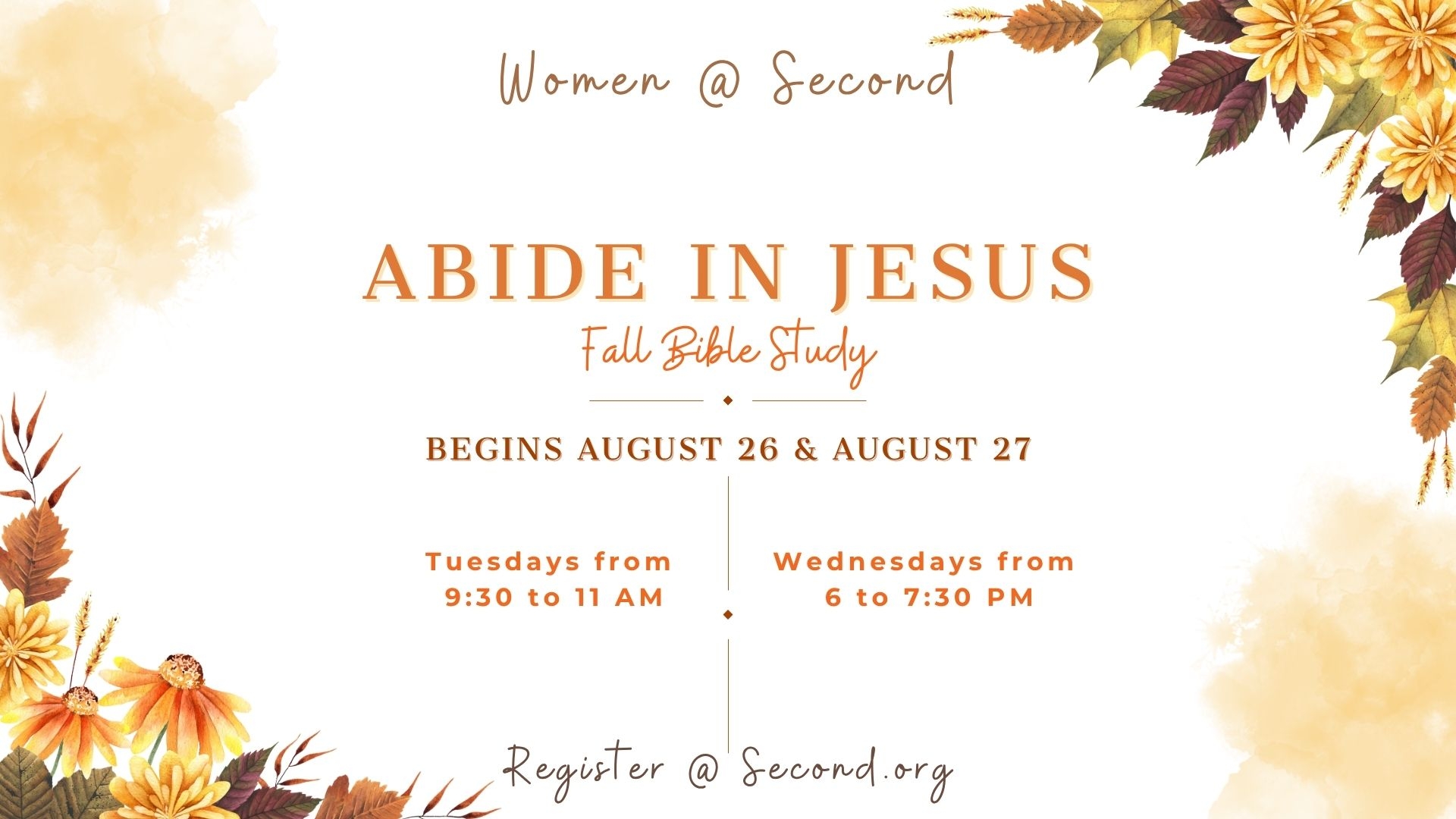 August Bible Study for Women Printable