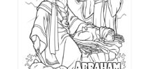 Abraham And Isaac Coloring Page Printable