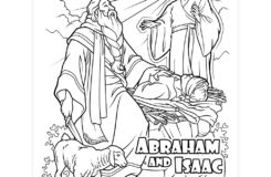 Abraham And Isaac Coloring Page Printable