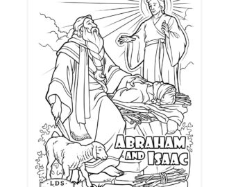 Abraham And Isaac Coloring Page Printable