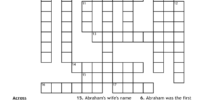 Abraham Crossword WordMint