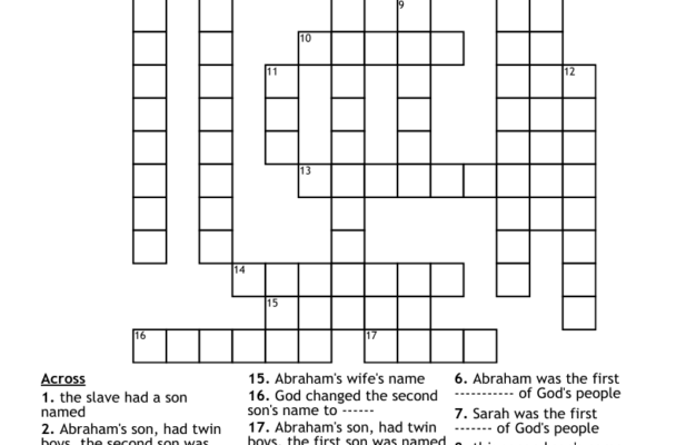 Abraham Crossword WordMint