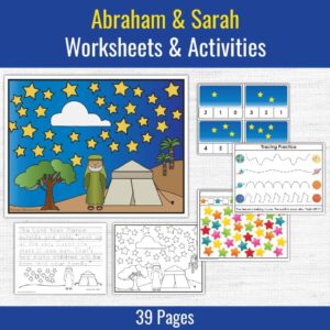 Abraham Sarah Preschool Bible Activities Bible Crafts Shop