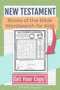 Activity Pages Kids Bible Teacher