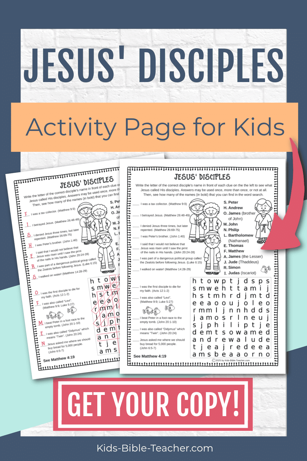 Printable Bible Worksheet Preschool