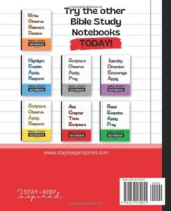 ACTS Bible Study Notebook ACTS Method Notebook With Guided Prompts Hicks Monica Amazon au Books