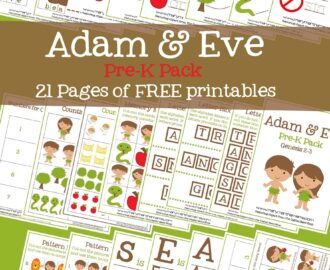 Adam And Eve Story For Kids Free Printable Activities Mary Martha Mama