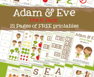Adam And Eve Story For Kids Free Printable Activities Mary Martha Mama