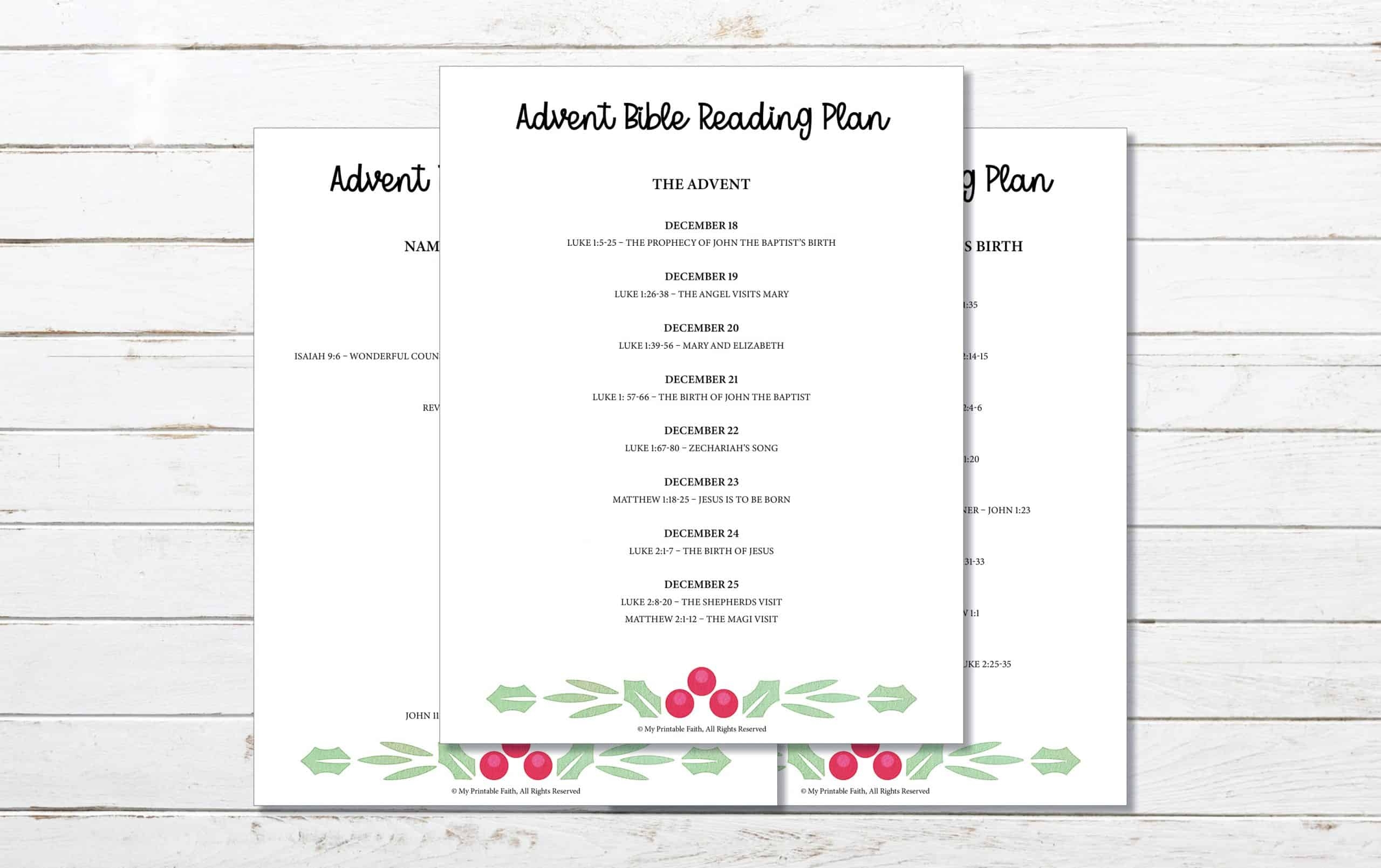 Bible Study Plans Printable