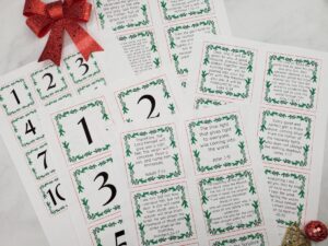 Advent Calendar Bible Verses FREE Printables Leap Of Faith Crafting