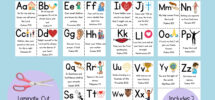 Alphabet Bible Verse Cards Printable ABC Bible Flashcards Preschool Letters Preschool Curriculum Memory Verse Preschool Bible Verse Etsy