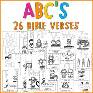 Alphabet Bible Verse Coloring Pages Religion Made By Teachers