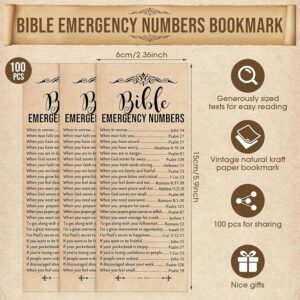 Amazon 100 Pcs Christian Bible Emergency Numbers Bookmark Grandparents Day Church Gift 2 36 X 6 Religious Bible Verse Bookmark For Catholic Friend Family Sunday School Retreat Class Brown Office Products