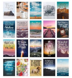 Amazon 20 Bible Verse Aesthetic Photography Prints Christian Wall Collage Kit For Teen Rooms Or Dorms Inspirational Faith Decor Gift 5x7 Professional Photos Home Kitchen